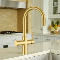 מערכת מים תת כיורית קר-חם QuatroLite ברז מטבח משולב