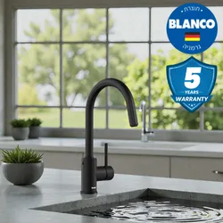 ברז מטבח בלאנקו נשלף מידה MIDA BLANCO שחור