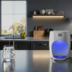 בר מים אינפיניטי כסוף Earth