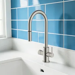 מערכת מים תת כיורית קר-חם  QuatroTap PLUS ברז מטבח נשלף משולב